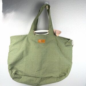 NWT Olive Green Tote Extra Jumbo Large Beach Bag